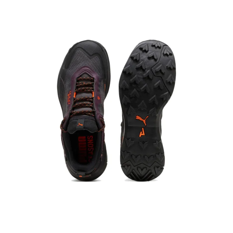 PUMA SEASONS Anti Slip Wear Resistant Low Top Trekking Shoes Women's Black-3