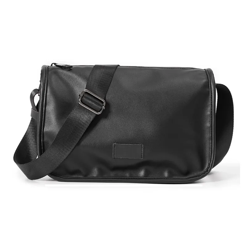 Carksky PU Shoulder Bags Small Square Bag Crossbody Bags Regular Men's Black/Square/Green/Khaki-6