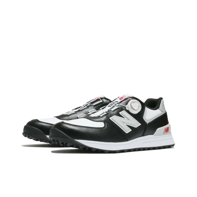 New Balance NB 574 Anti Slip Wear Resistant Low Top Casual Shoes Unisex Black White-2