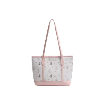 Carksky PU Tote Bag Shopping Bag Shoulder Bags Regular Women's Pink