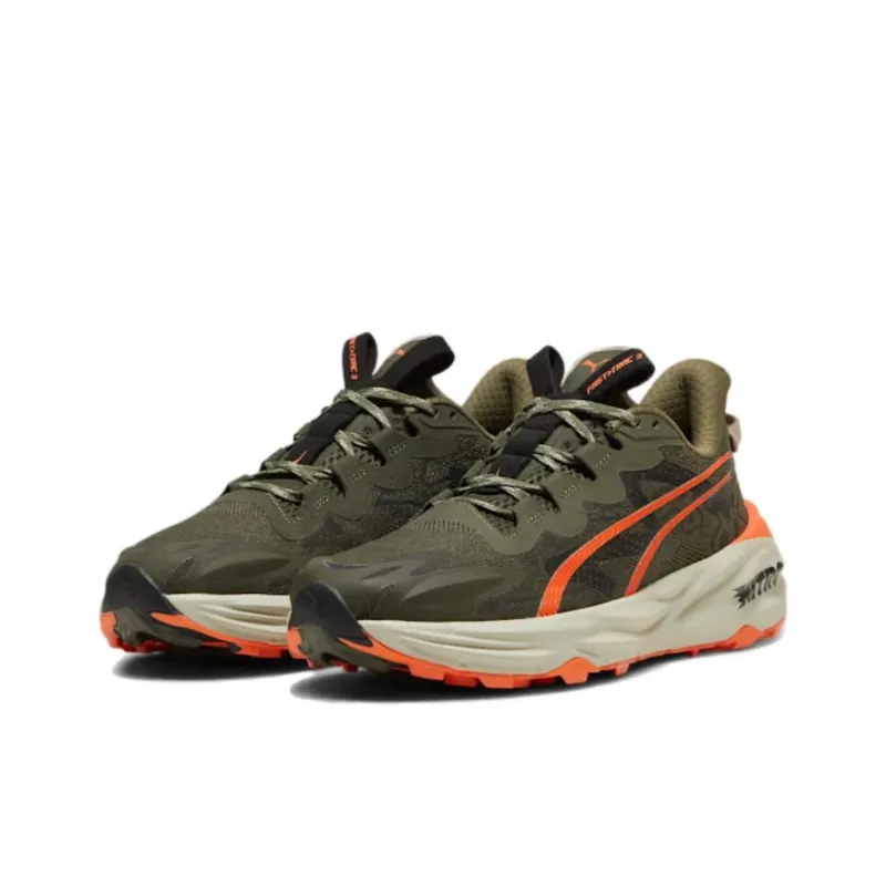 PUMA Fast-Trac Nitro Slip-Resistant Low-Top Trail Running Running Shoes Men's Jasper-2