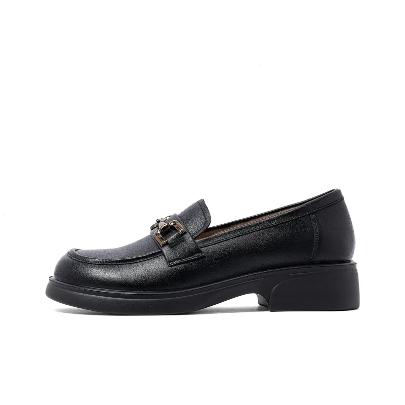 COMELY Loafers Women's Black/Light Brown/Ecru-14