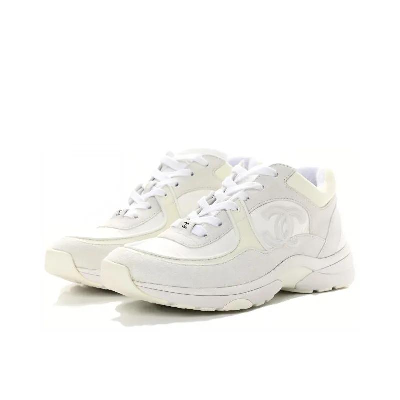 CHANEL Women's Cc Logo Sneaker 'White' Women's-2