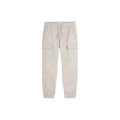 Hollister Cargo Pants Men Beige