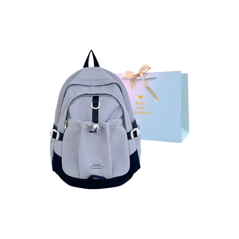 SUPERCUTE Nylon Backpack Women's Ecru/Pink/Purple/Blue/Black-19