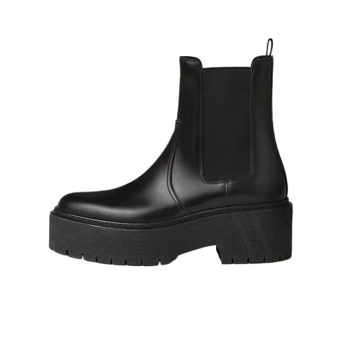 HERMES Harrow Chelsea Boots Women's Black