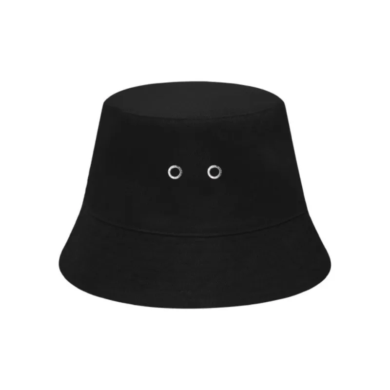 TEAM WANG Design Cotton Bucket Hats Unisex Black-1