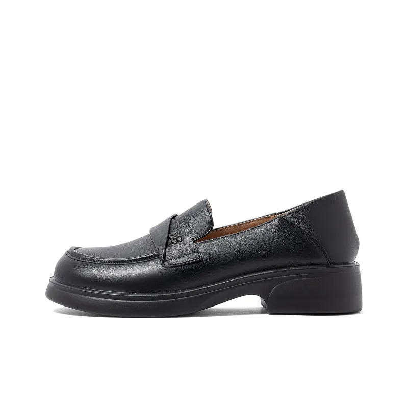 COMELY Loafers Women's Black/Light Brown/Ecru-12