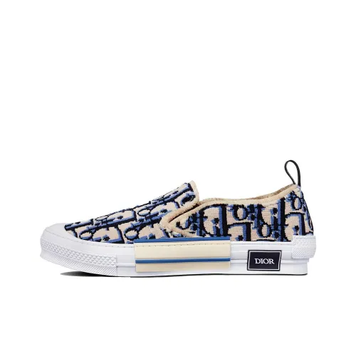 DIOR B23 Slip On Blue Tapestry