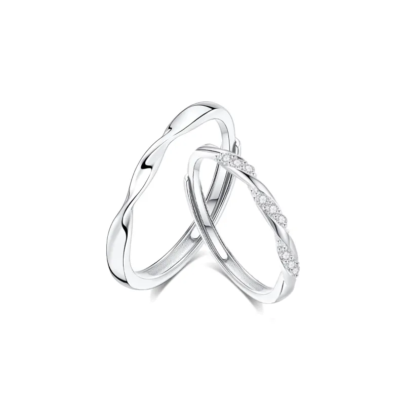 MISS TOOYA Alloy Rings Unisex Couple's-1
