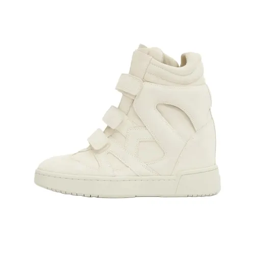 ISABEL MARANT Im3 High Top Skateboard Shoes Women's White