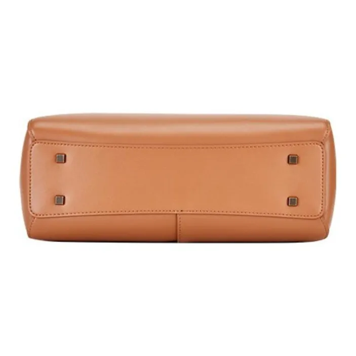 Hush Puppies Split Cow Leather With Synthetic Leather Tote Bag, Shoulder Bag Regular Women's Multicolor-14