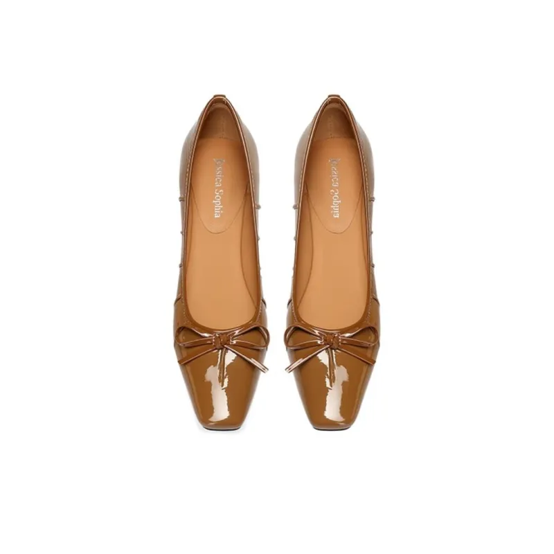 JESSICA SOPHIA Casual Single Shoes 2cm Women's Black-6