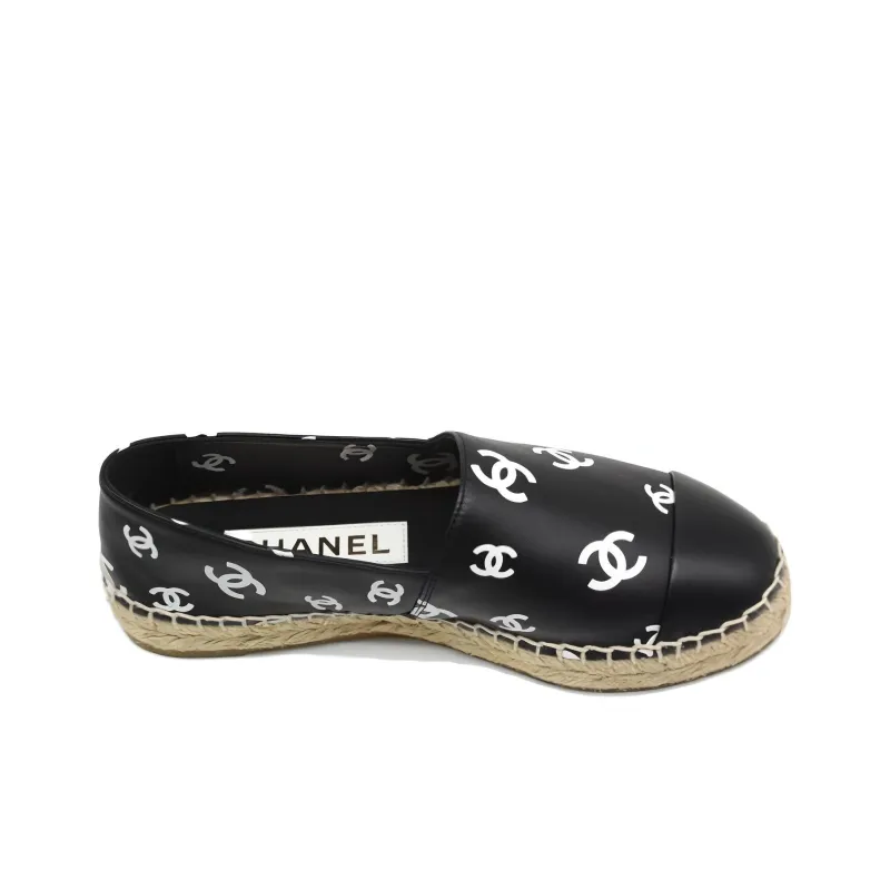 CHANEL ICON 2022 SS Espadrilles Women's Black-2