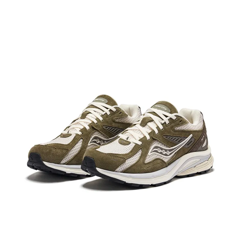 Saucony Kinvara 4 Cushioning Low Top Running Shoes Unisex Green White-2