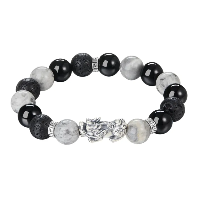 Misongma Obsidian Bracelets Men's-1