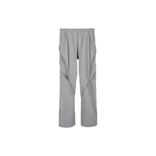 Post Archive Faction Paf X FILA Knitted Sweatpants Unisex Gray