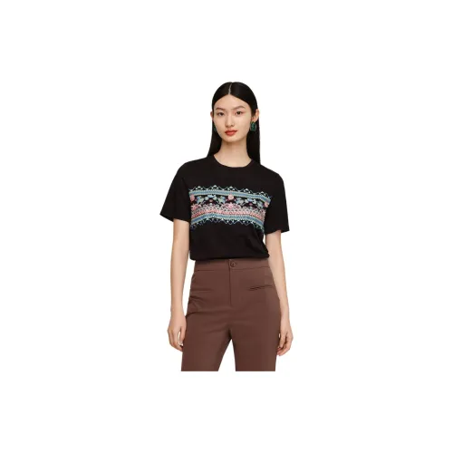 JZ. ANNAKRO T-Shirts Women's Multicolor Black