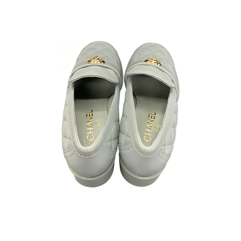 CHANEL Loafers Women's Blue-2