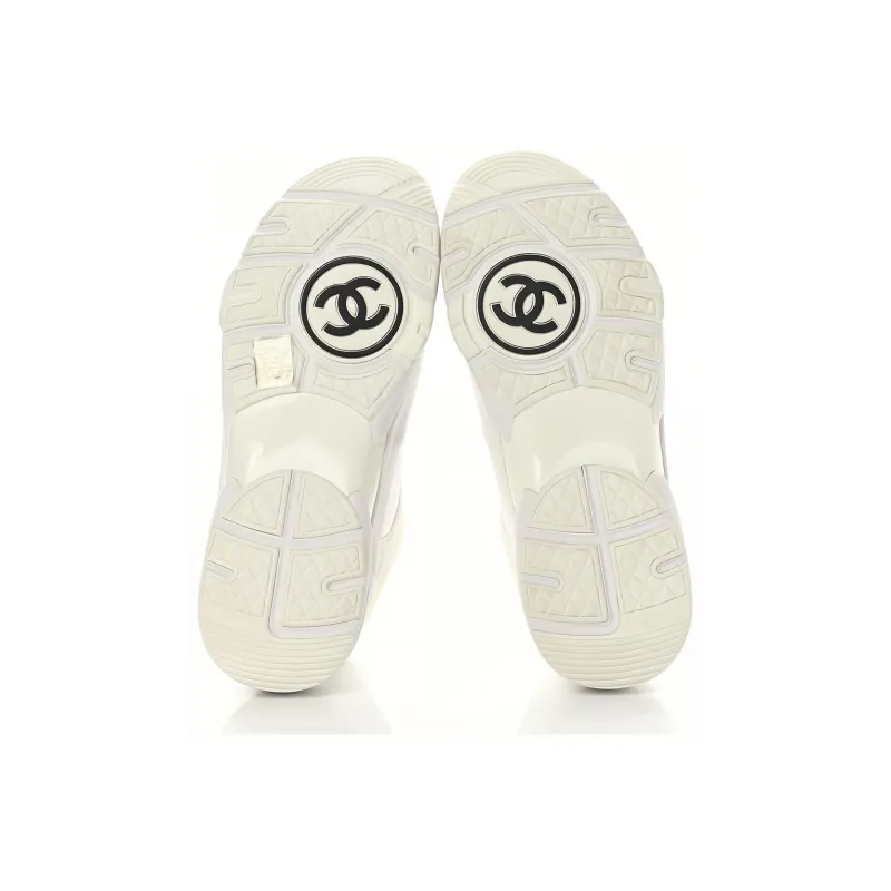 CHANEL Women's Cc Logo Sneaker 'White' Women's-5