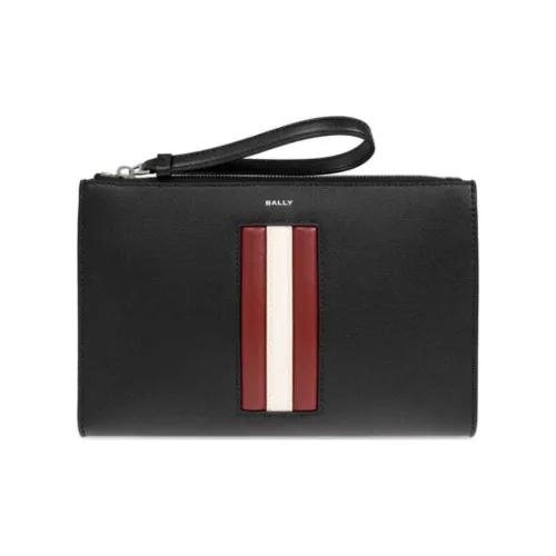 BALLY Panel detail Leather Clutch Bag