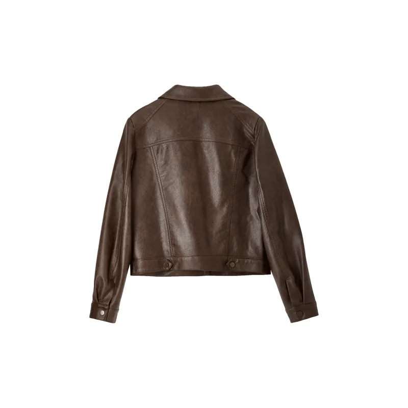 SENTUBILA Leather Jacket Women's-1