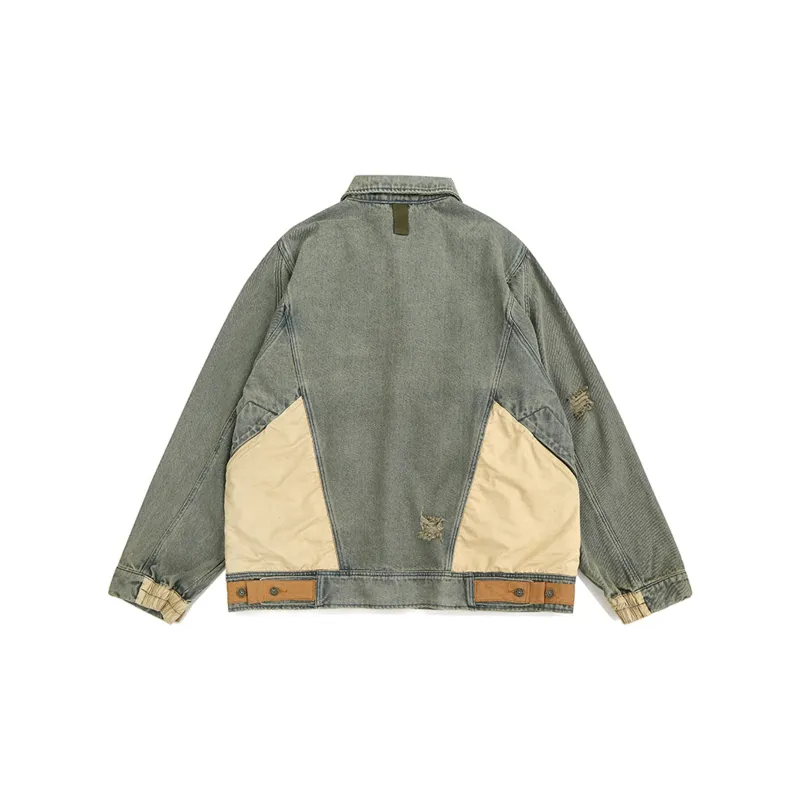 Guuka Jackets Coats Men's Gray Green-1