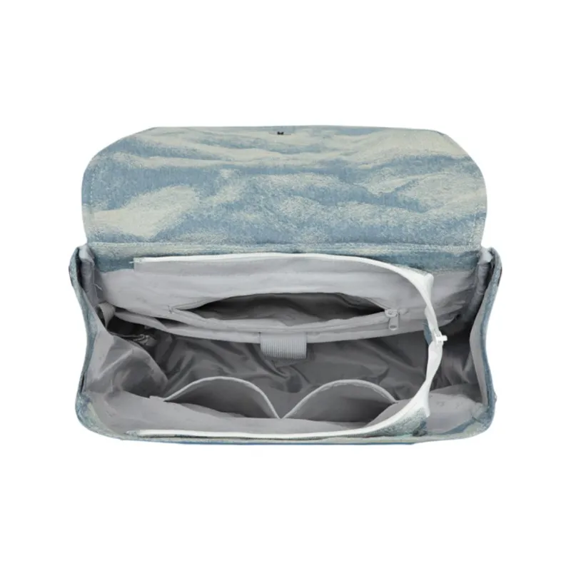 MAH Cotton Backpack Tubas Women's Light Blue-4