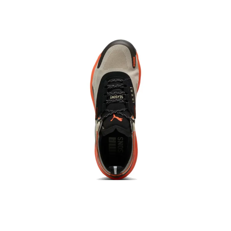 PUMA Voyage NITRO 3 Anti Slip Wear Resistant Low Top Running Shoes Men's Gray-3