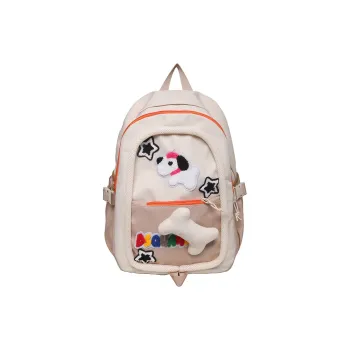 Bywhich Nylon Backpack Unisex White/Blue/Khaki