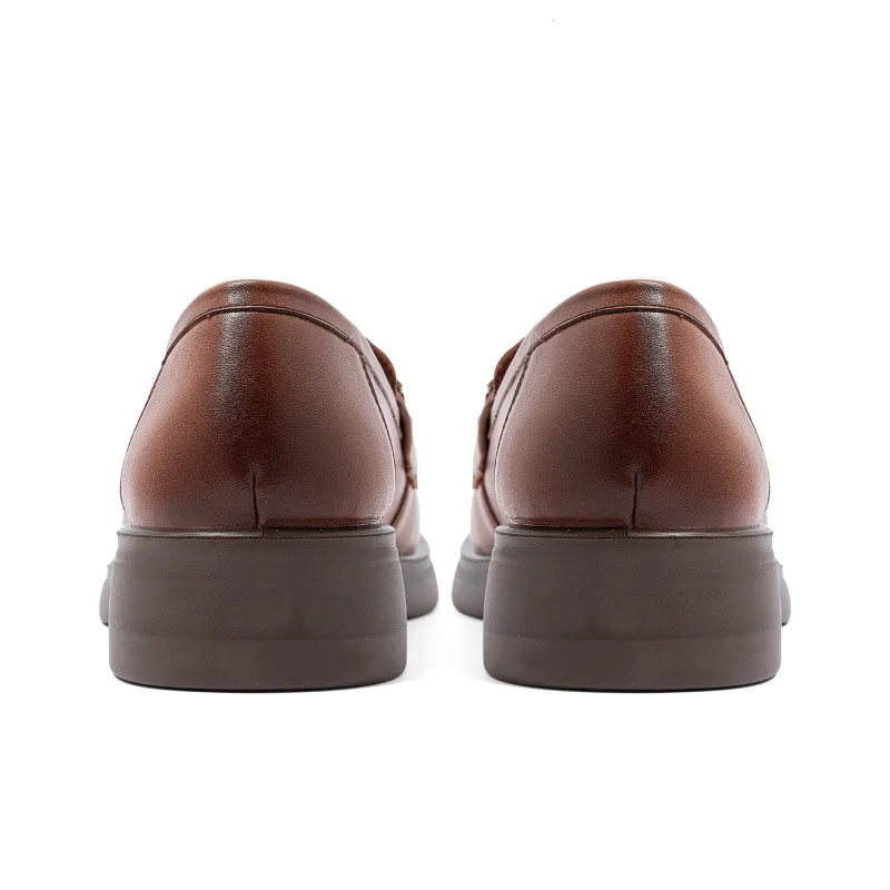 COMELY Loafers Women's Black/Light Brown/Ecru-11