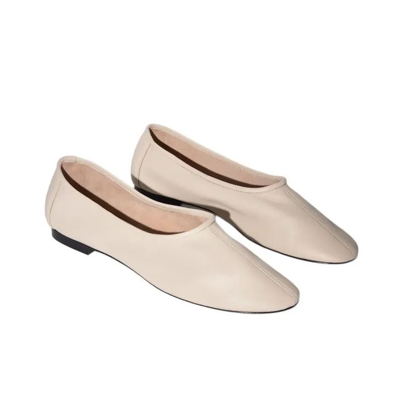 By Far Prudence Casual Single Shoes Women's White-3