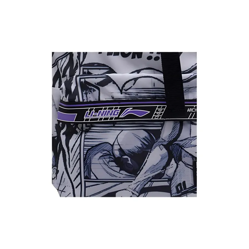 LiNing Polyester Backpack Unisex Black/White-3