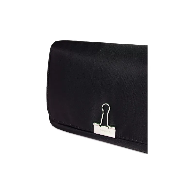 OFF-WHITE Soft Binder Shoulder Bag 'Black'-4