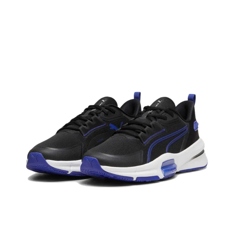 PUMA PWRFrame TR 3 Anti Slip Wear Resistant Low Top Training Shoes Men's Black White Blue-2