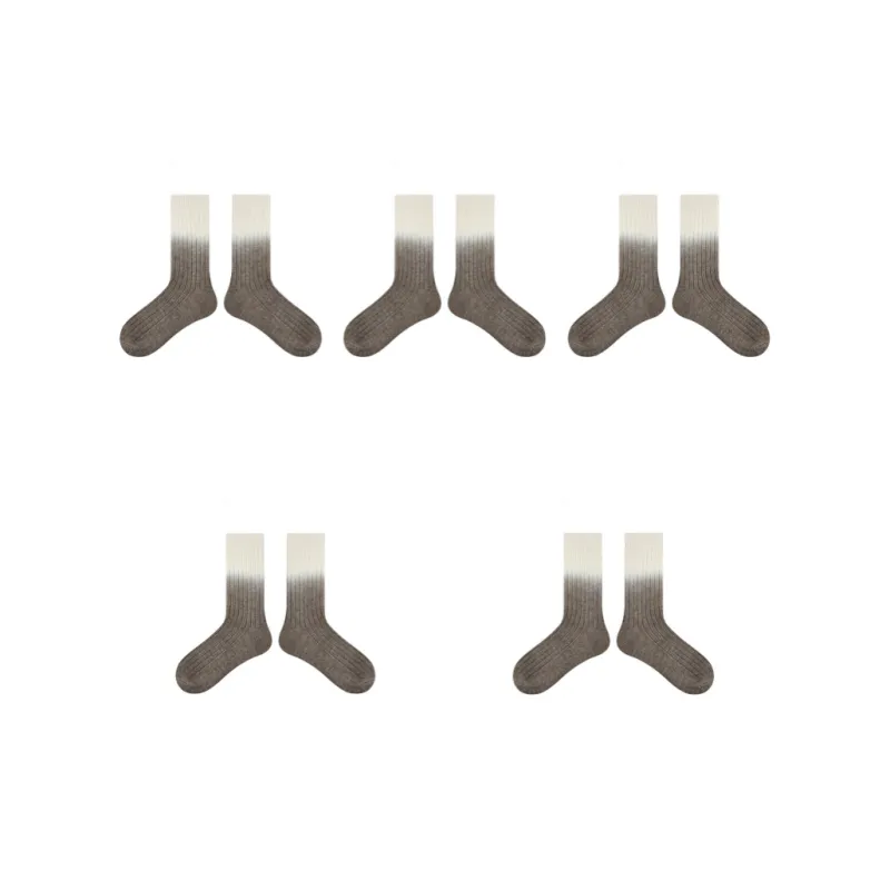 Vine Color Mid Calf Socks Women's 5 Pack-10