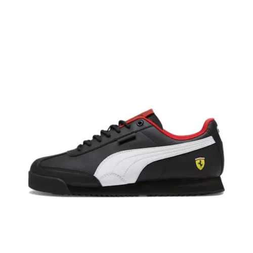 PUMA Scuderia Ferrari Skateboard Shoes Unisex Low-Top Black