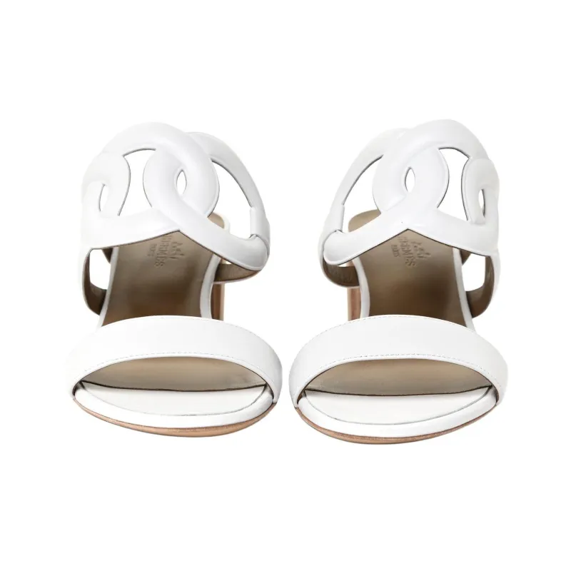 HERMES Bikini Odor Resistant Slide Slippers Women's White-4