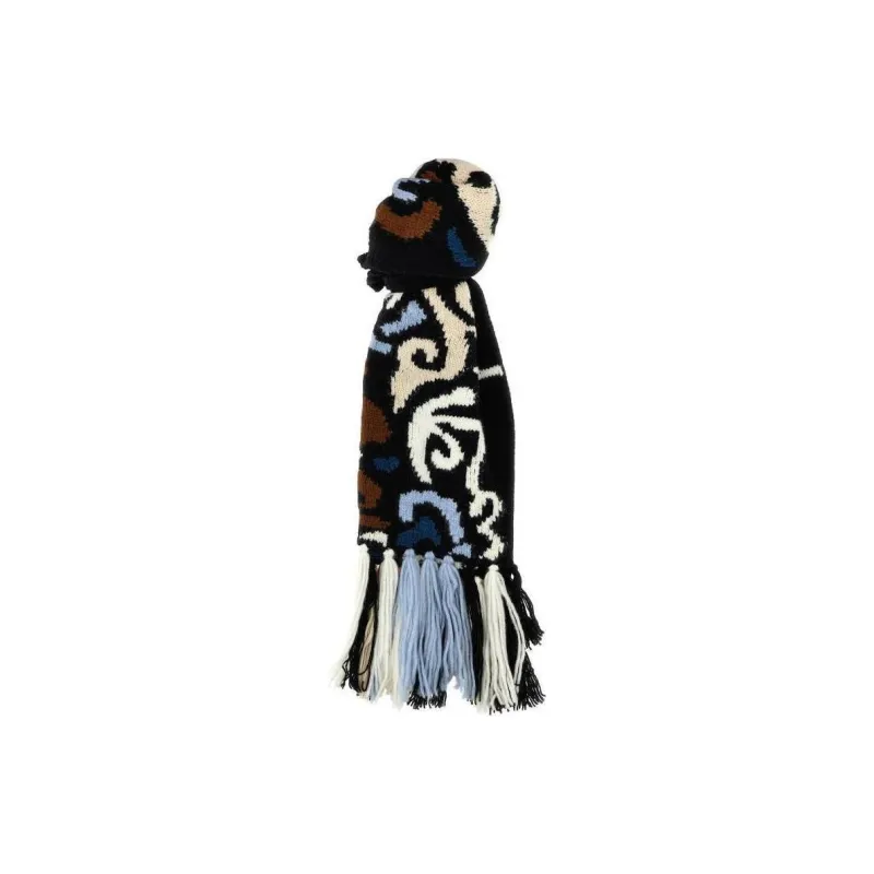 ERMANNO SCERVINO Maxi Fringed Knit Scarf-1