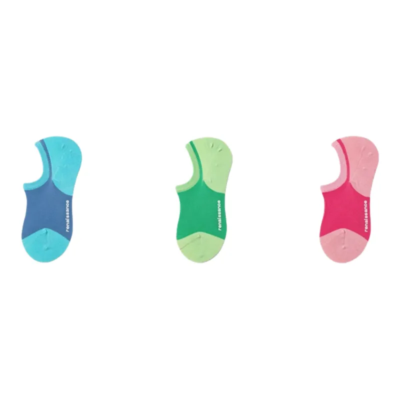 Vine Color No Show Socks Women's 3 Pack-19