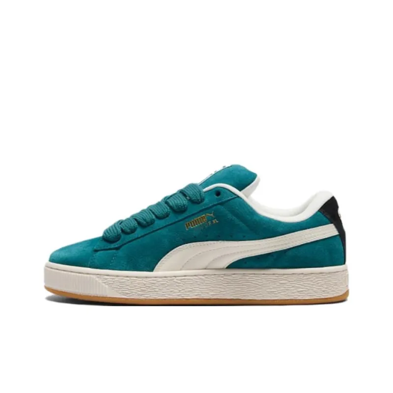PUMA Anti Slip Wear Resistant Low Top Skateboard Shoes Unisex Green-0