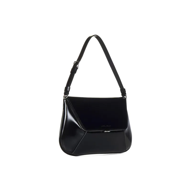 AMINA MUADDI Ami Logo Embossed Shoulder Bag-1