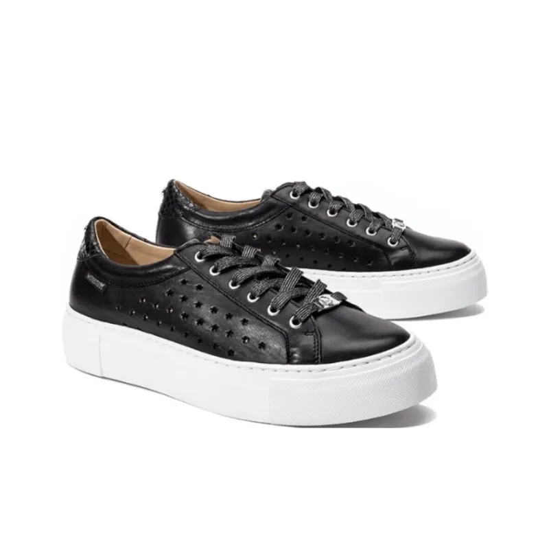 MEPHISTO Low-Top Skateboard Shoes Women's Black-2
