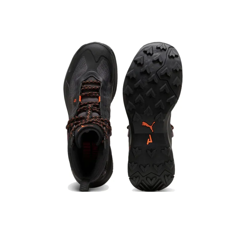 PUMA SEASONS Wear resistant And Waterproof Mid Top Trekking Shoes Women's Black-3