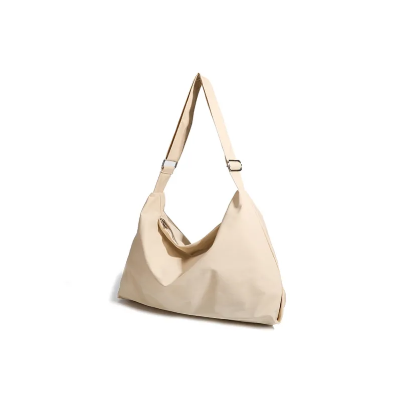 HAWA Canvas Canvas Bag Tote Shoulder Bag Women's White/Apricot/Black-1