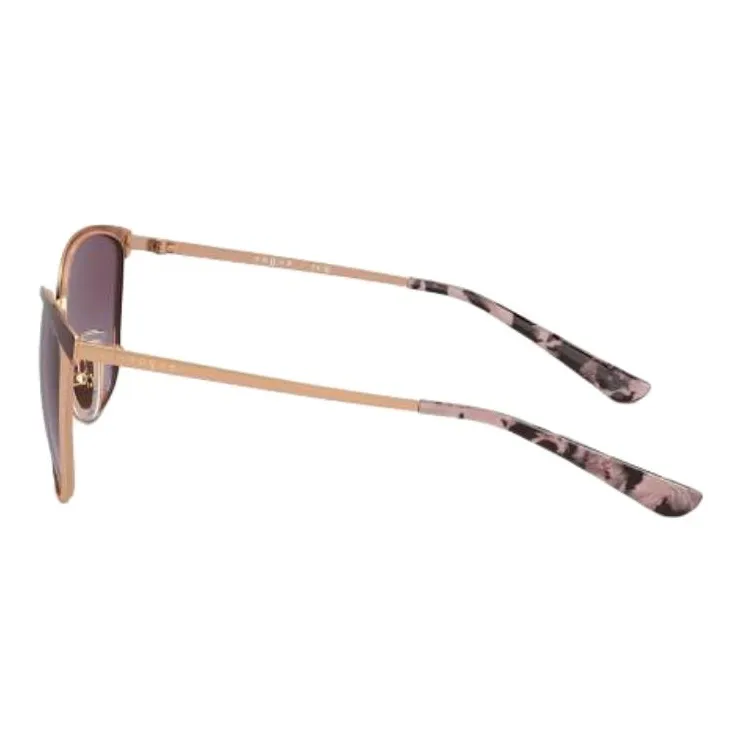 VOGUE Metal Square Sunglasses Women's Gold-2