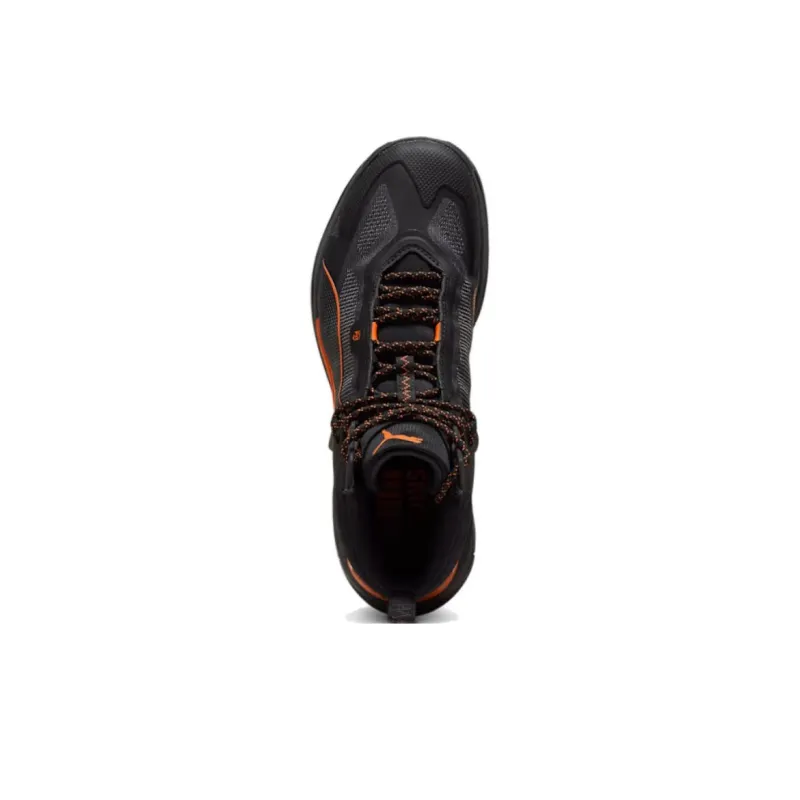 PUMA SEASONS Anti Slip Wear Resistant Low Top Trekking Shoes Men's Black Orange-3