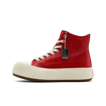 Little Sue Niche Design Fashion Trend Versatile Classic Canvas Shoes Wear Resistant High Top Casual Shoes Women's