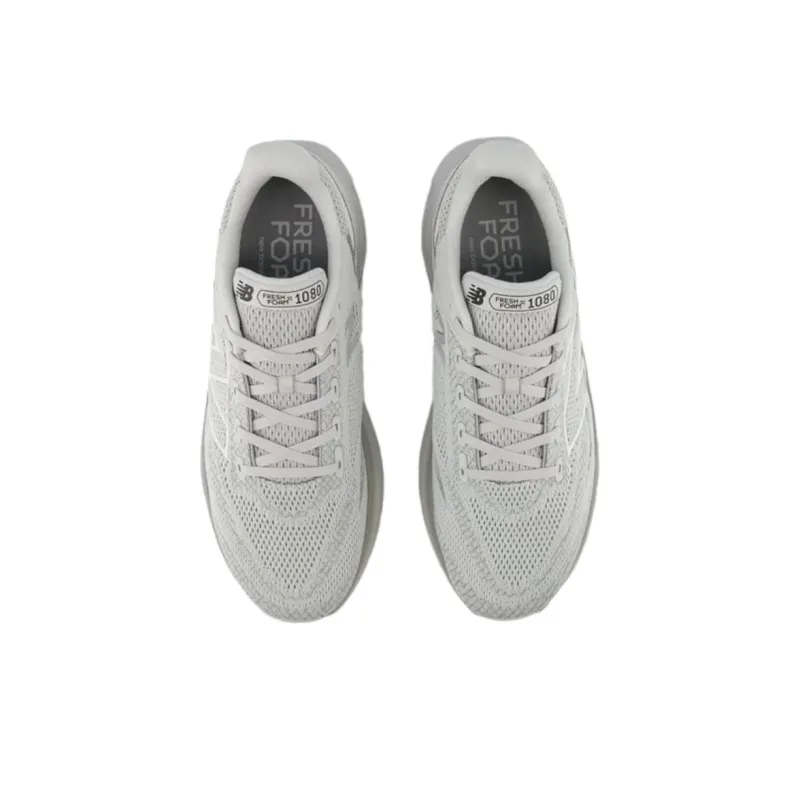 New Balance 1080 V13 Anti Slip Wear Resistant Low Top Running Shoes Men's Gray-2