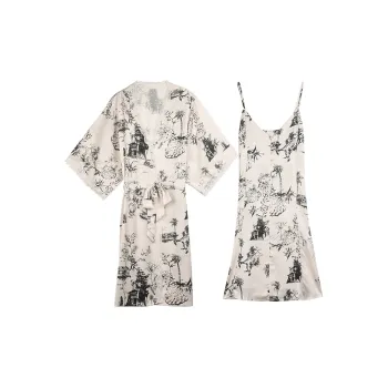 IIZZINI Pajama Set Women's Ecru